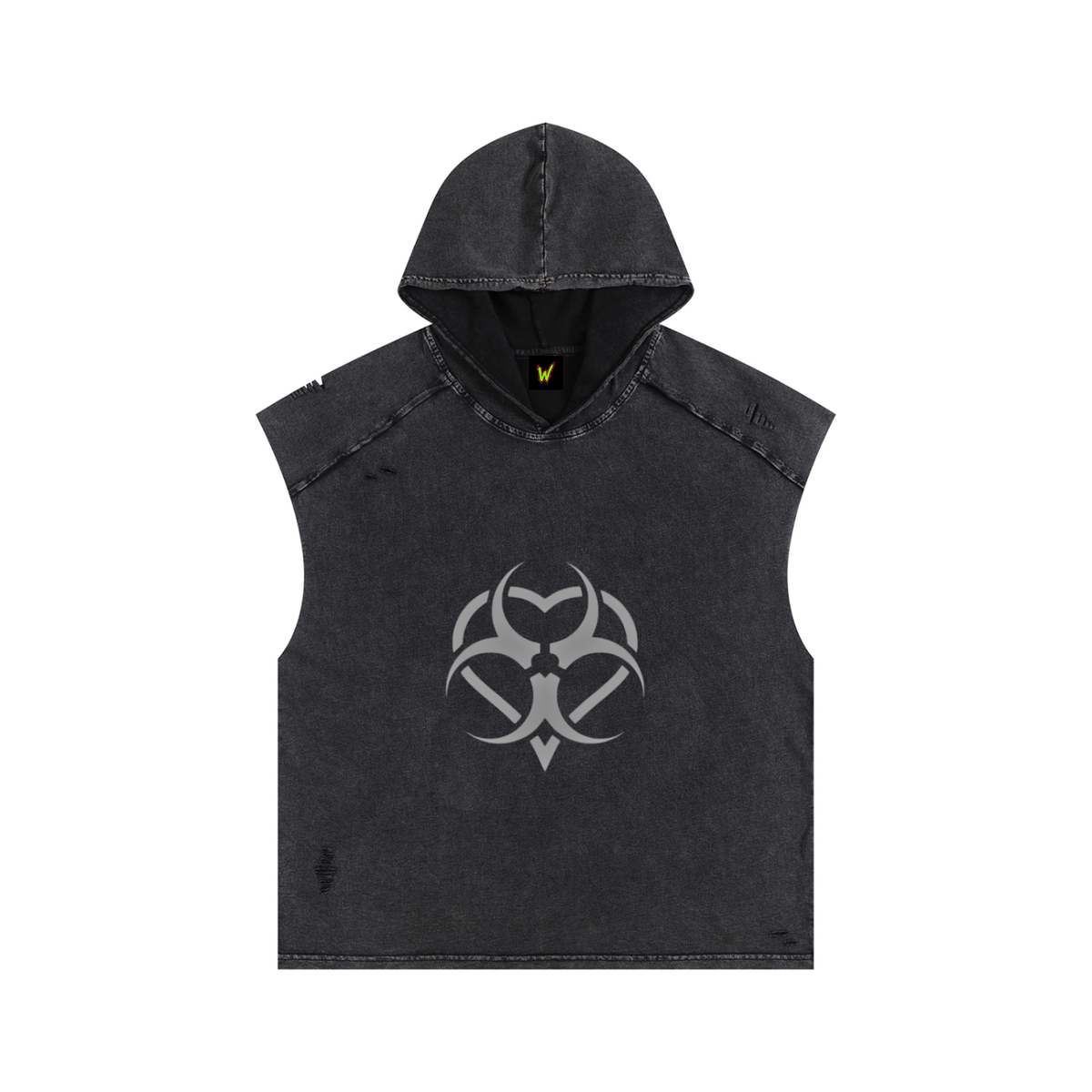 Snow Washed Hooded Tank