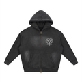 Sunfade Zipper  Hoodie